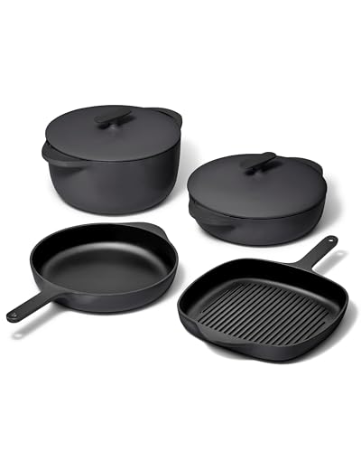 Caraway 8-Piece Enameled Cast Iron