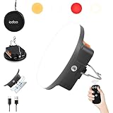 IODOO 16500mAh 60W Rechargeable Camping Light with Remote 3000LM 2700/4000/6500K LED Camping Lantern Portable Camping Light Waterproof Tent Light Power Failure Emergency Survival Kits (30W(リモコンタイプ))
