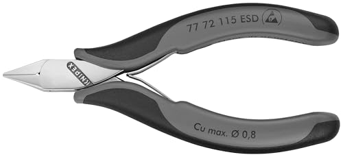 KNIPEX Electronics Diagonal Cut-ESD Handles -  77 72 115 ESD
