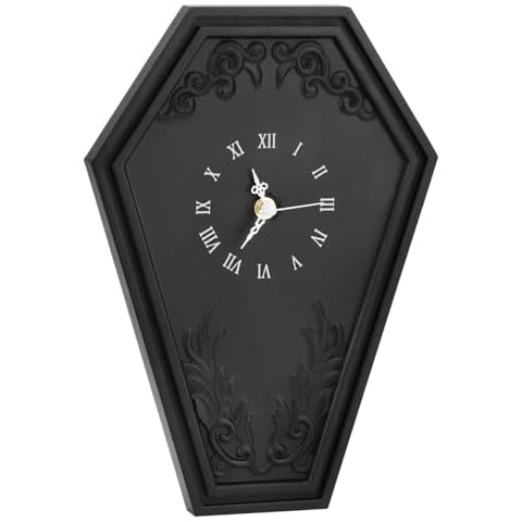 Yakucho Gothic Coffin Shape Wall Clock Cover