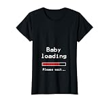 Baby Loading Funny Pregnancy Announcement T-Shirt T-Shirt