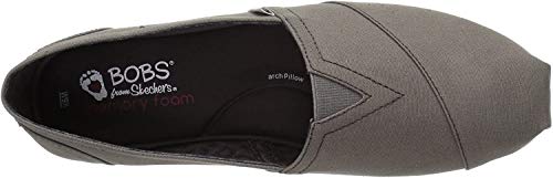 Image of BOBS from Skechers Women's Bobs Plush-Peace and Love Flat, Charcoal, 7 W US