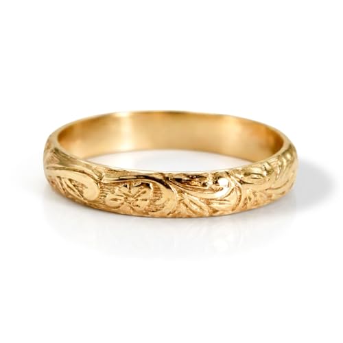 Sparkling Hearts 14K gold filled flower ring