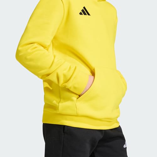 adidas Unisex Kinder Entrada26 Hoodie Kids Sweatshirt, Team Yellow/Black, 3-4 Years – Ansicht 4