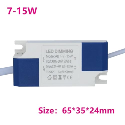 Driver LED dimmable 6-7W AC220-240V transformateur de courant constant bleu