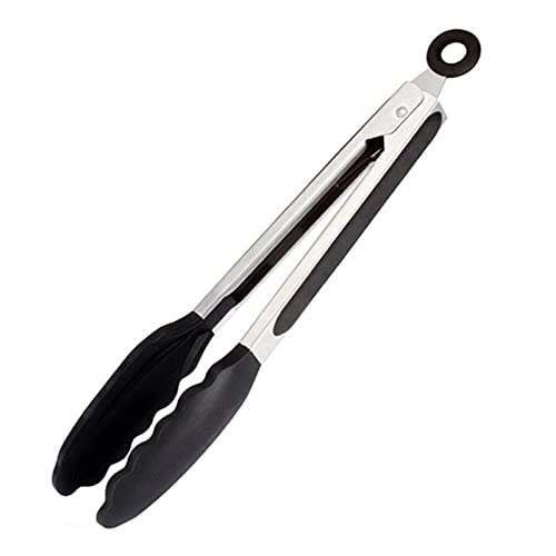 Silicone BBQ Tongs Basting Brush Set Oil Brush Kitchen Tongs BBQ Grill Food Meat Tongs Barbecue Tongs Oil Sauce Brush BBQ Tools