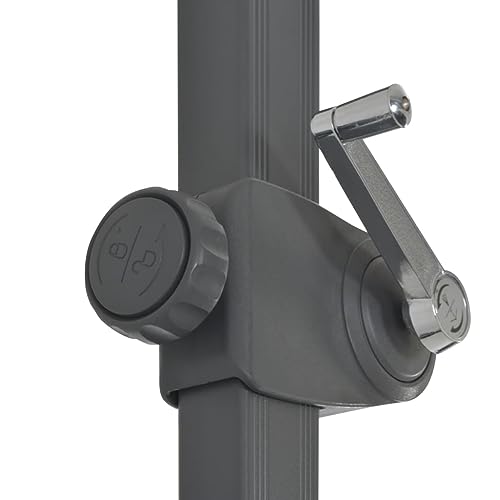 Sombrilla orientable CLSDRZC que soluciona el sol directo en su jardín todo el día 7