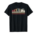Funny Golf Shirt. Retro Style Evolution Of Man T-Shirt