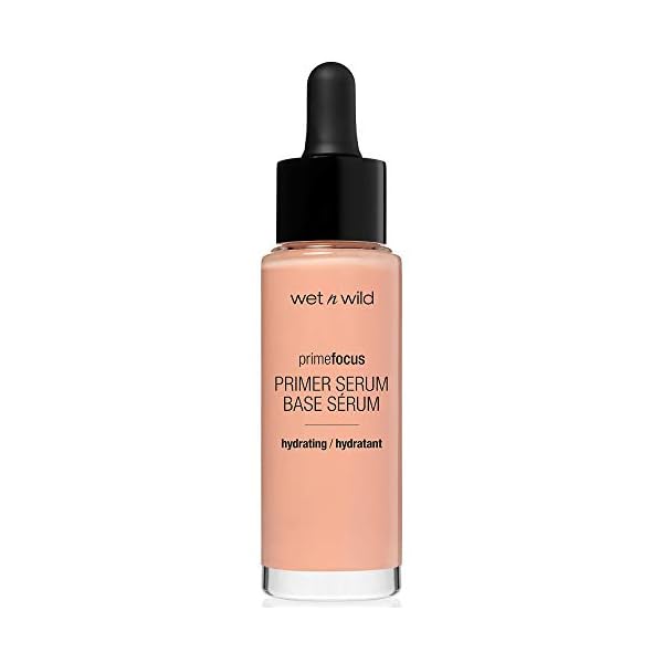 wet n wild Prime Focus Primer Serum for Face, Hydrating for Dry Skin, Makeup Primer Serum