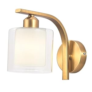 Luoyaob 2023 Moderne Wandleuchte Glaslampenschirm