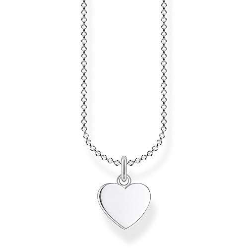 Thomas Sabo Damen Kette Herz 925 Sterling Silber KE2048-001-21-L45V Thomas Sabo Damen Kette Herz 925 Sterling Silber KE2048-001-21-L45V