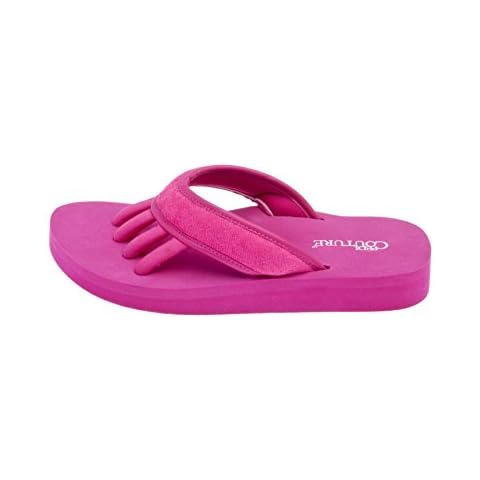 Pedi Couture Womens Pedicure Spa Sandals (Fuchsia, S) Cover