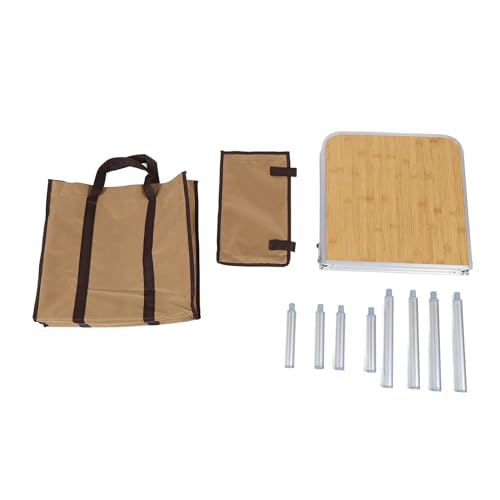 Table pliante camping grand plateau stable pour repas de plein air - 7