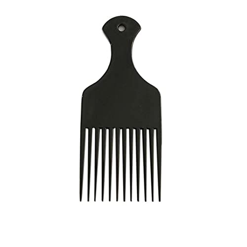 Peine afro BlingKingdom plástico 6.3 pulgadas negro miniatura 1