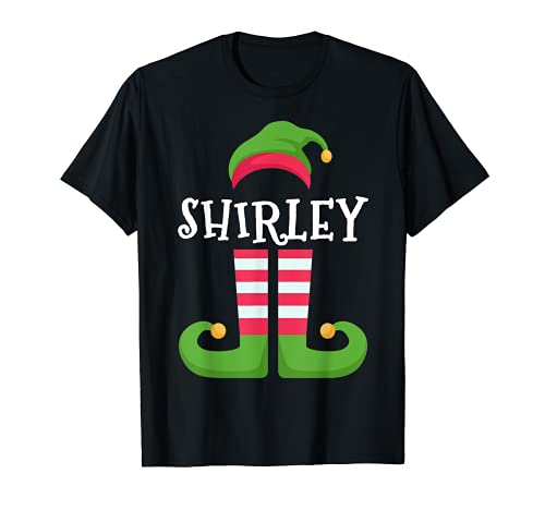 Shirley Elf Camiseta Grupo a juego personalizada Navidad Camiseta