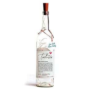 Himmelsflüsterer Flaschenlicht Nr. 1 Tochter Geschenk