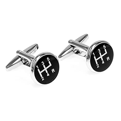 Conjunto de Mancuernillas MRCUFF Negro con Estuche miniatura 4