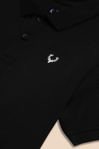 Image of Allen Solly Boys' Pique Polo T-Shirt | Solid | Soft Cotton Pique | Regular Fit | School & Smart Casual Wear