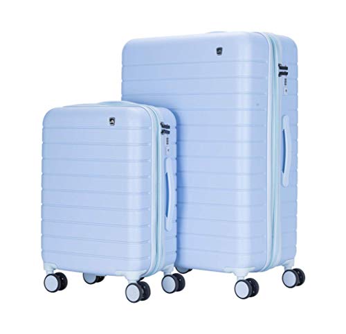 Image of Sherrpa Destiny Hardside Collection Polycarbonate Expandable Luggage Trolley with Spinner Wheels & TSA Approved Combination Lock - Set of 2 (Cabin Size - 25 inch& 20 inch)