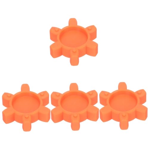 VILLFUL 4pcs Flexible Coupling Insert Pad Cnc Machine Fittings Rubber Spider for Jaw Coupler