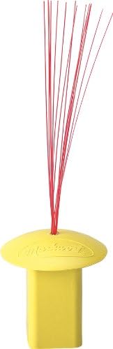 Markwort Enchufe base amarillo con cerdas rojas