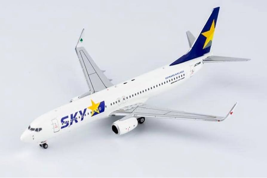 スカイマーク　B737-800 1/400 さくらんぼ 1/400 B737-800 スカイマーク ウイングレット さくらんぼ JA73NC