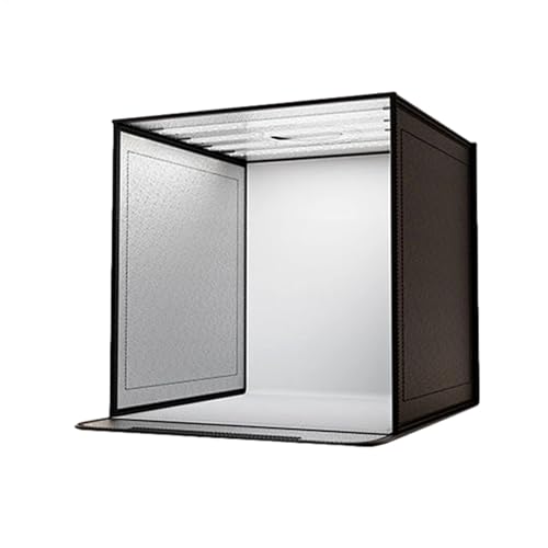 Caja de fotos de Studio - Fotografía de caja de luz 44x44cm | Tienda de imagen plegable con luz LED neglable, accesorios de sesión de fotos para joyas, accesorios, maquillaje, modelos hechos a mano