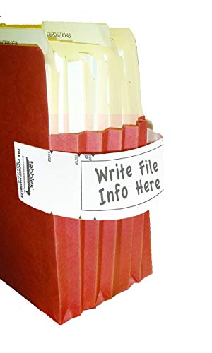 Tabbies 9-5/8 X 2 Inches File Pocket Handles, White, 48 Per Pack (Tab68815) #TOP3