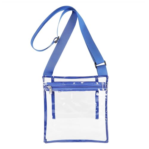 Clear bag for stadium events- messenger bag -Crossbody bag for women