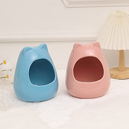Habitat hamster haut de gamme avec nid céramique cochon d'Inde - 6