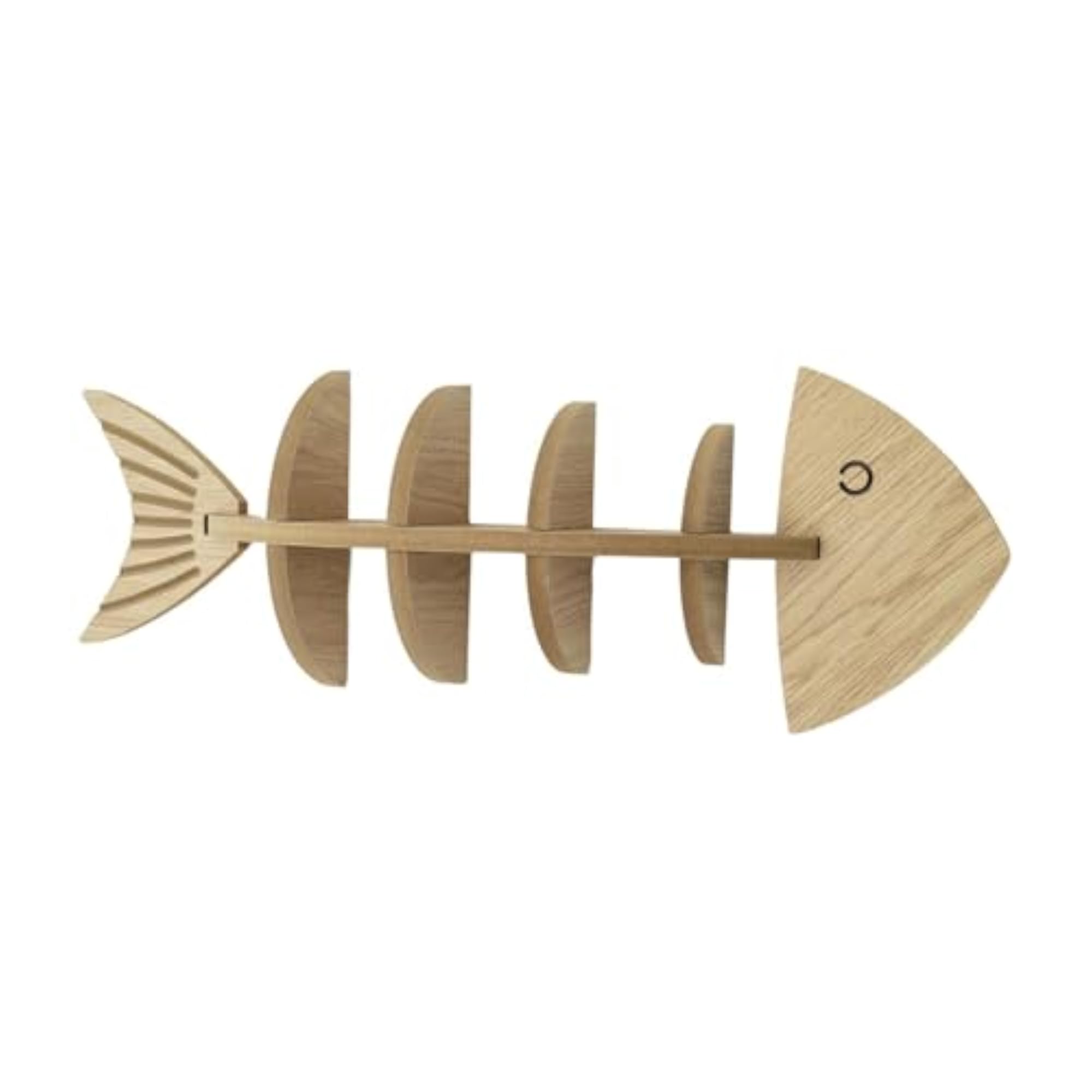 Unique Wooden Fish Wall Shelf for Home Decor