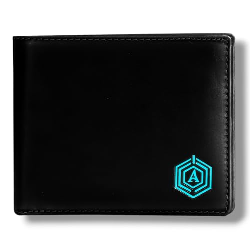 Image of Arista Vault Smart Leather Wallet for Men - GPS Bluetooth Tracker, Anti-Theft RFID Blocking, Phone Finder, Anti-Lost Alarm, Premium Slim Design, Works with Android & Apple Devices (Modern, Black)