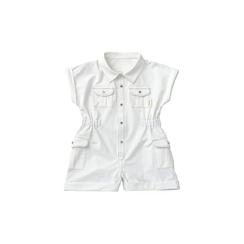 [MARLMARL] �v���C�E�G�A safari jumpsuits white 80-90cm �o�Y�j�� �M�t�g �x�r�[�� �J�o�[�I�[��