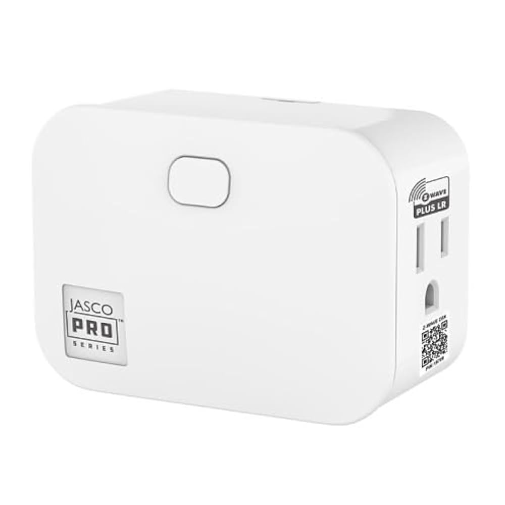 saok67　ブラウニーセット Jasco 76724 800 Series Z-Wave Plus Plug-In Switch, Dual