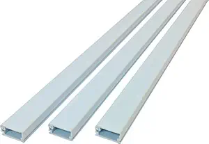 Large Latching Cable Raceway (1125 Series) - 5ft - White