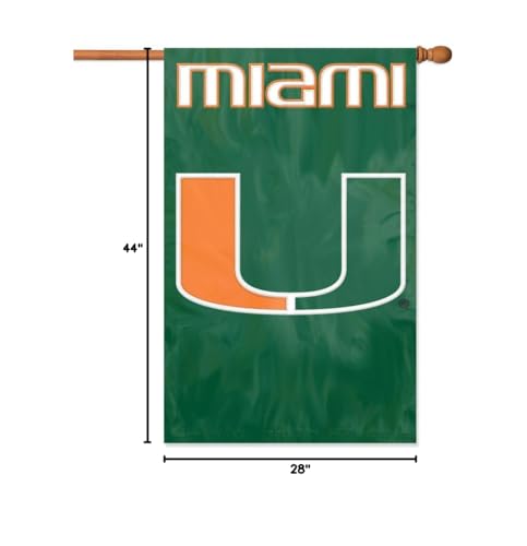 Party Animal AFMIA Miami Hurricanes Ibis Banner College Flag thumb #2
