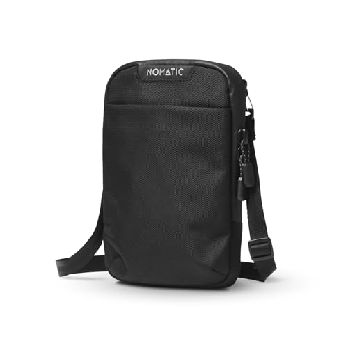 NOMATIC Black Access Pouch: Versatile Sling, Anti-Theft Messenger, and Crossbody Bag for Women and Men - Perfect for Daily Use, Compression Hiking Sling, Organizer Travel Pack - Stylish and Practical