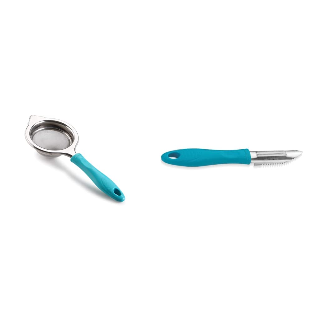 Crystal - Mka113 Medium Stainless Steel Strainer, Multicolour & Crystal Sleek Peeler and Scraper, Mka009 (B08K9TK3HP) Amazon Price History, Amazon Price Tracker