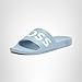 BOSS, Big Logo Slide Sandals, blue eyes, 11
