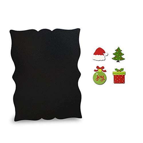 Christmas Holiday Decor Magnets and Metal Photo Board for Home and Office Decor Includes Holiday Magnet Set, by Roeda Studio