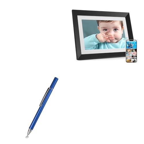 BoxWave Stylus Pen Compatible with Benibela Digital Picture Frame 10.1 in WiFi AI Smart 32gb - FineTouch Capacitive Stylus, Super Precise Stylus Pen - Lunar Blue