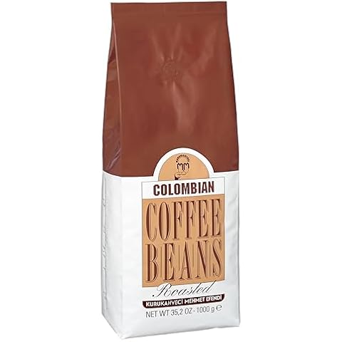 KURUKAHVECI MEHMET EFENDI Colombian Roasted Beans Coffee 35.2 Fl OZ (Pack of 1)… Cover