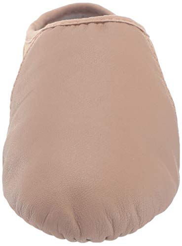 Bloch Girl's Neo-Flex Slip On Jazz Shoe, Tan, 12 N(Narrow) US Little Kid2