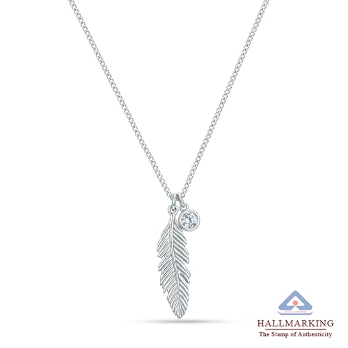 Image of TRUESILVER ACPL 925 Sterling Silver Pendant Necklace for Women | Elegant Charm Necklace | Contemporary Statement Jewelry | Birthday Anniversary Gift