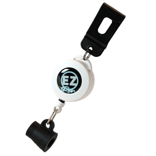 EZ Pen Automatic Stop Retractable Pen Reel for Nurses, Teachers, Waitresses, Carpenters, Contractors & Pros (1)
