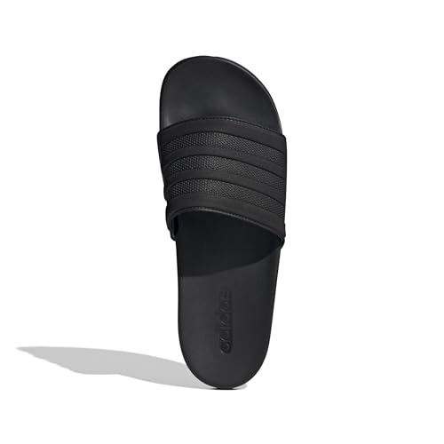 Image of adidas Unisex-Adult Adilette Comfort, Black /Black /Black, 15