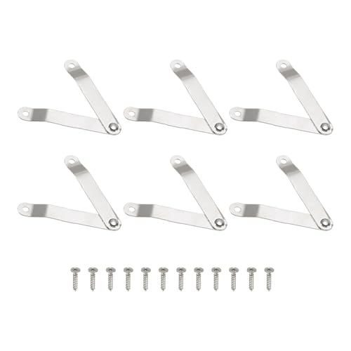 uxcell W܂肽݃T|[gqW 10 WXe[qW lW20t Ƌ/ؐ{bNX WG[P[XLrlbgp Vo[g[ (܂肽ݎ̒2.6C`/65mmAv[g0.4C`/10mm)