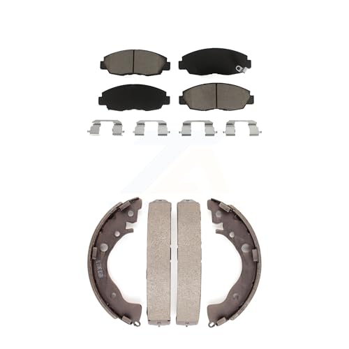 Transit Auto Front Rear Ceramic Brake Pads And Drum Shoes ...