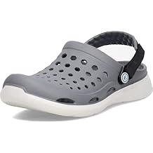 Joybees Modern Clog - Unisex - Comfy Clog with Arch Suppo Charcoal/Light Grey - Womens 6
