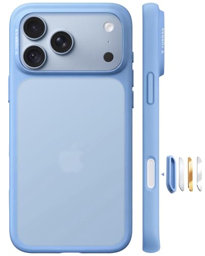 TORRAS Shockproof for iPhone 18 Pro Case Glacier Blue, 2026 Upgraded